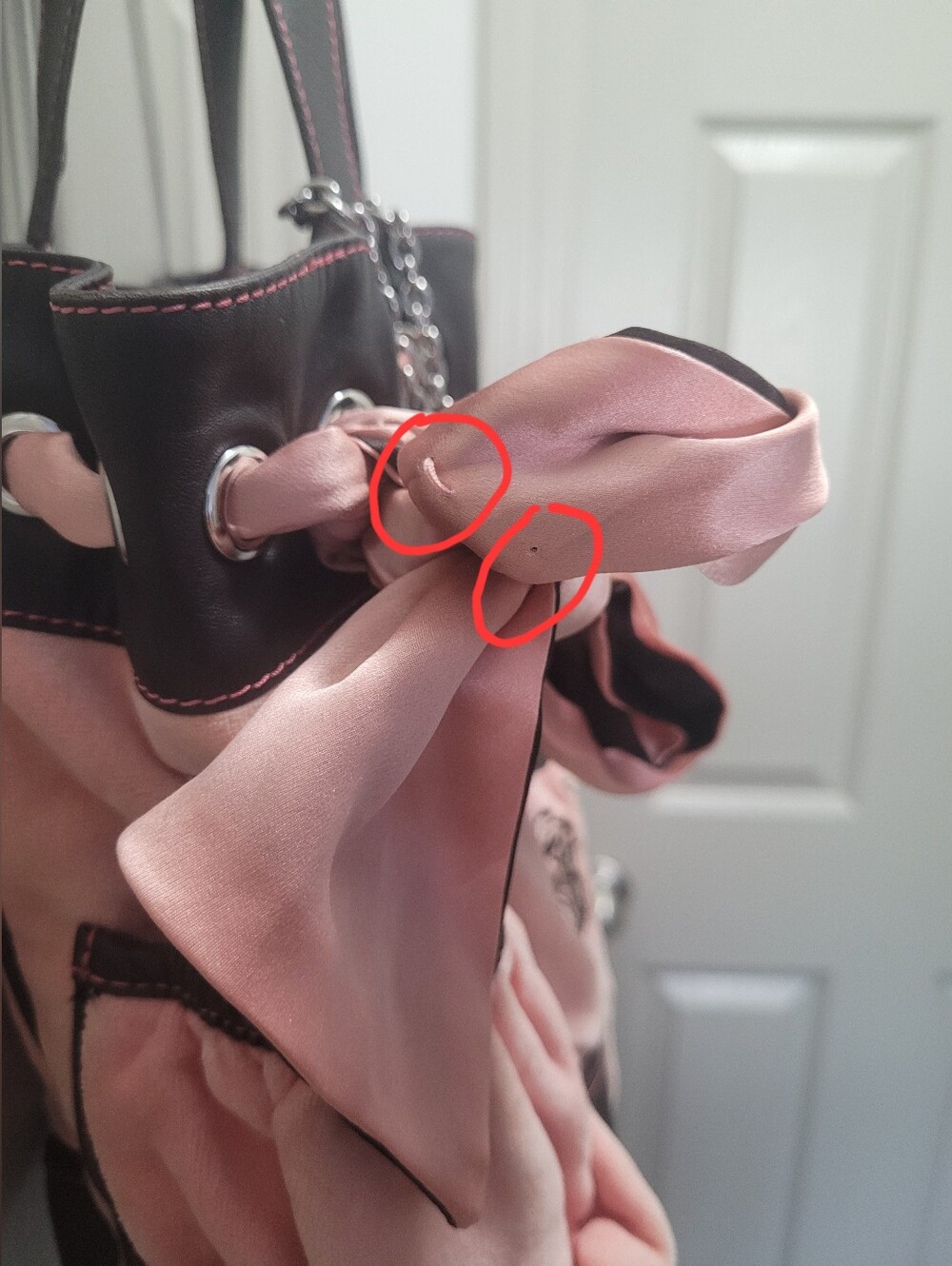 Juicy Couture Daydreamer Pink/Brown Velour Vintage Y2K Bag - Picture 6 of 16